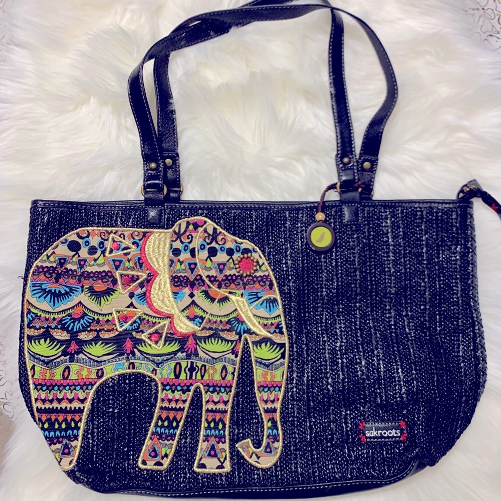 Sakroots One World Artist Shoulder Tote Bag
